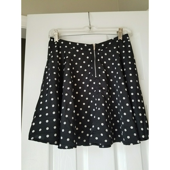 Polka Dot Skater Skirt - Picture 3 of 4